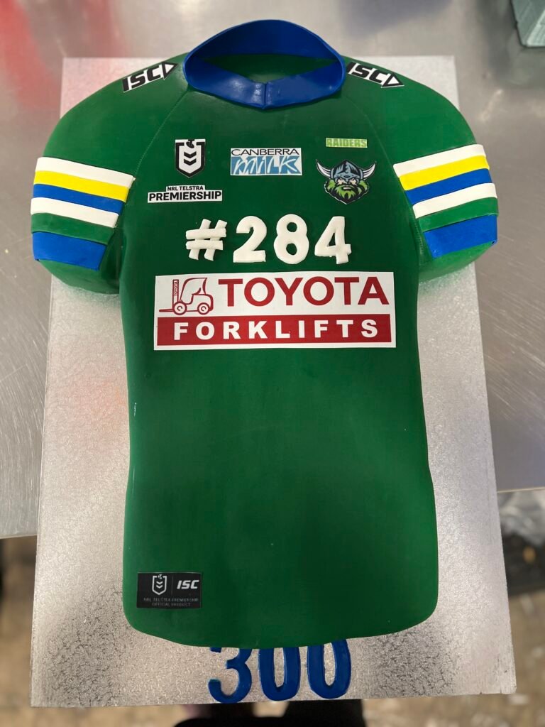 Josh Papalii 300 game cake canberra
